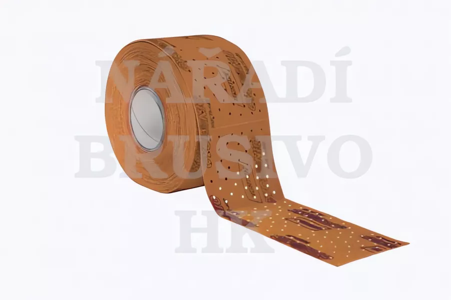 Brusný papír role 75x12000 P 320 A975 CYCLONIC MULTI-AIR SALMON na barvu, lak, tmel, dřevo Norton