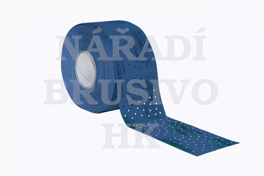 Brusný papír role 75x12000 P 80 A975 CYCLONIC MULTI-AIR BLUE na barvu, lak, tmel, dřevo Norton