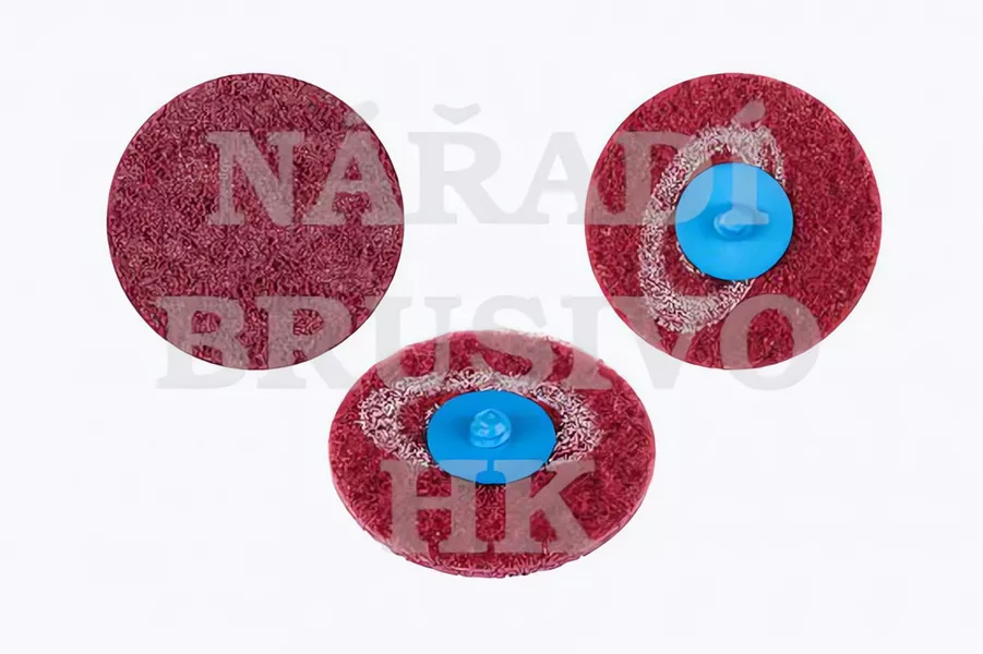 Čistící a sjednocující mini disk brusné rouno SPEEDLOK 50 VORTEX RAPID PREP MEDIUM na závit na kovy Norton
