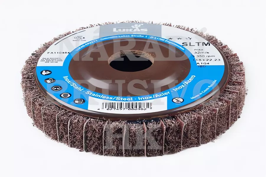 Čistící brusný disk 115x22,23 NAWAROFLEX SLTM C204/80 na povrchové úpravy Lukas