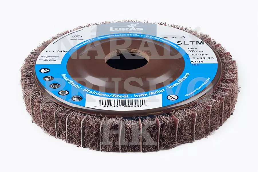Čistící brusný disk 115x22,23 NAWAROFLEX SLTM C206/150 na povrchové úpravy Lukas