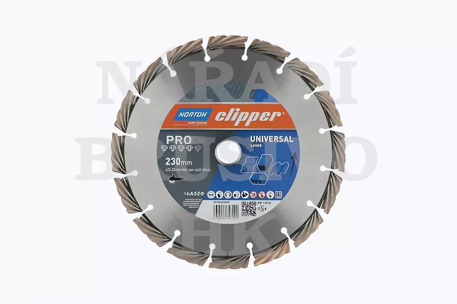 Diamantový kotouč 150x22,23 PRO UNIVERSAL LASER „iHD“ Norton Clipper