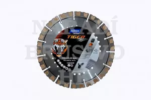 Diamantový kotouč 230x22,23 TIGER BETON na beton, zralý beton, armovaný beton, stavební materiály