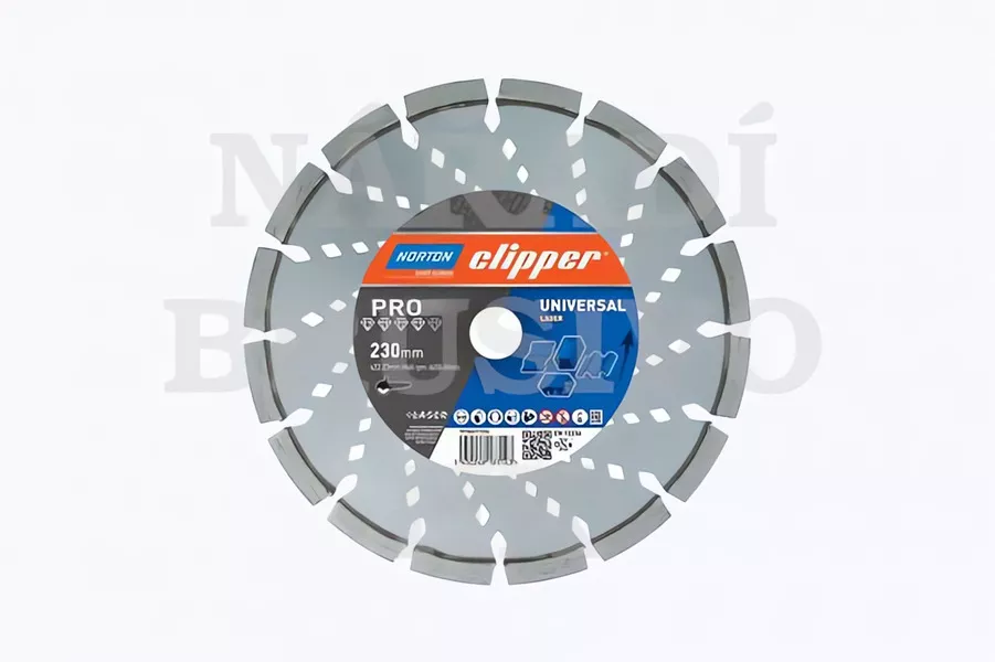 Diamantový kotouč 500x25,4 PRO UNIVERSAL LASER/EURO ZML EVO na zámkovou dlažbu, stavební materiály Norton Clipper