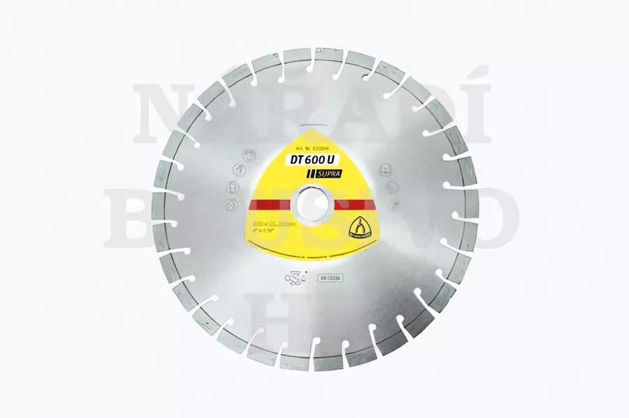 Diamantový kotouč 115x22,23 DT600U Supra na beton, zralý armovaný beton, vápenopískovou cihlu, stavební materiály Klingspor