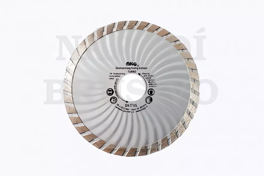 Diamantový kotouč 125x22,2 DKT125 MAGG TURBO na žulu, mramor, dlažbu, zámkovou dlažbu, obklady, střešní tašku pálenou i betonovou, plavenou dlažbu