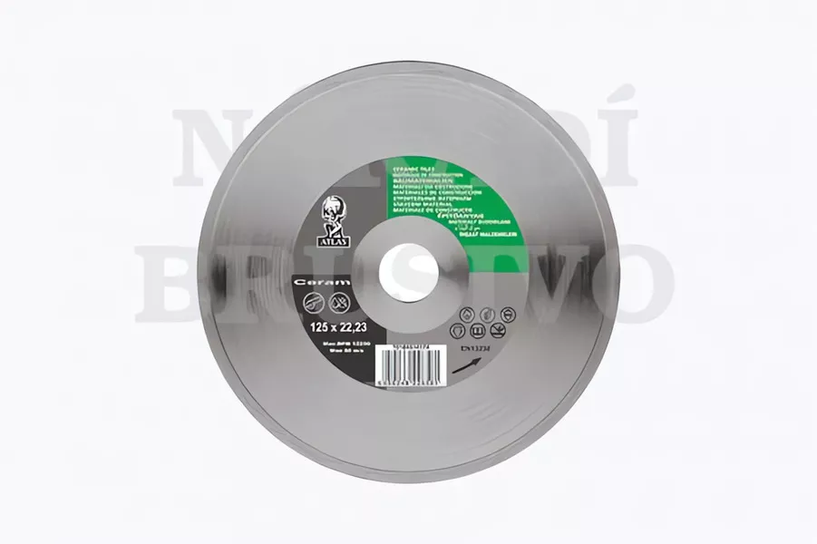 Diamantový kotouč 125x22,23 ATLAS CERAMIC TILES na keramickou dlažbu SGA