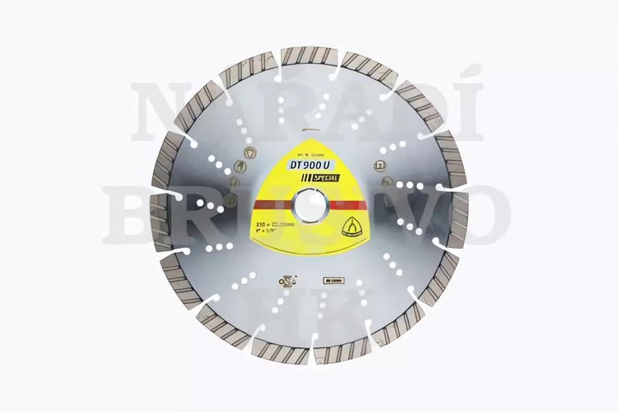 Diamantový kotouč 115x22,23 DT900U Special na beton, zralý armovaný beton, vápenopískovou cihlu, stavební materiály, tvrdé kamenivo Klingspor