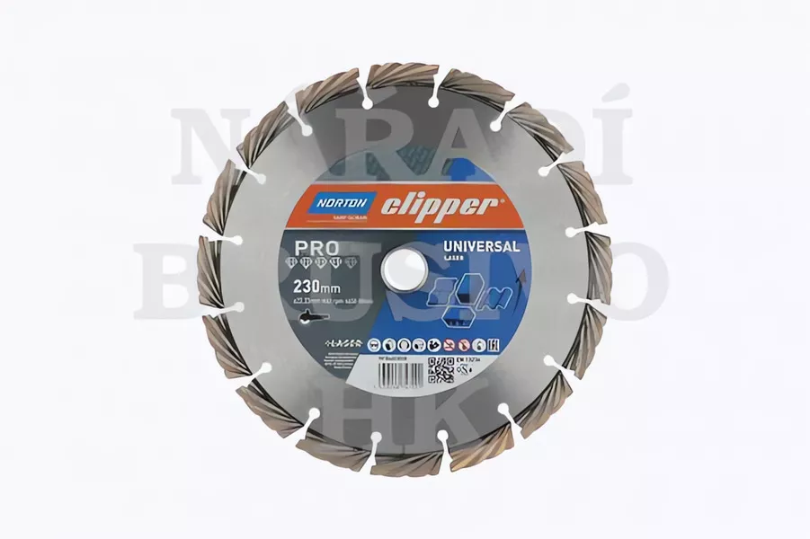 Diamantový kotouč 180x22,23 PRO UNIVERSAL LASER „iHD“ Norton Clipper