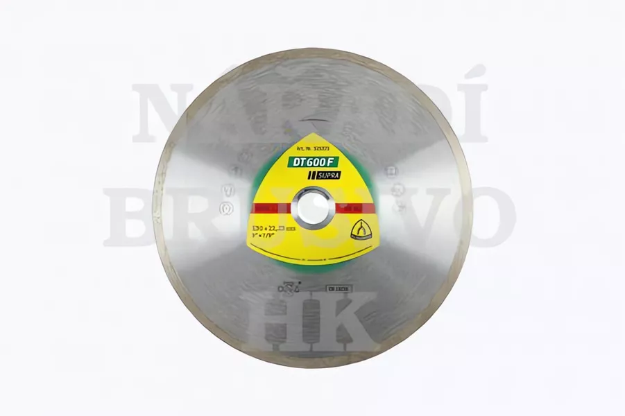 Diamantový kotouč 230x22,23 DT600F Supra na jemnou kameninu, kachle, glazované kamnové kachle Klingspor