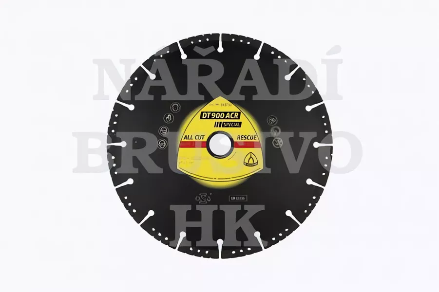 Diamantový kotouč 230x22,23 DT900ACR Special na beton, stavební materiály, sklo, dřevo, plast, gumu Klingspor
