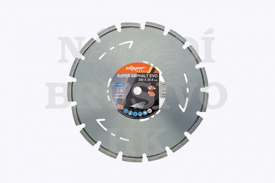 Diamantový kotouč 300x25,4 PRO ASPHALT na asfalt, asfalt na betonu, čerstvý beton, abrazivní stavební materiály Norton Clipper