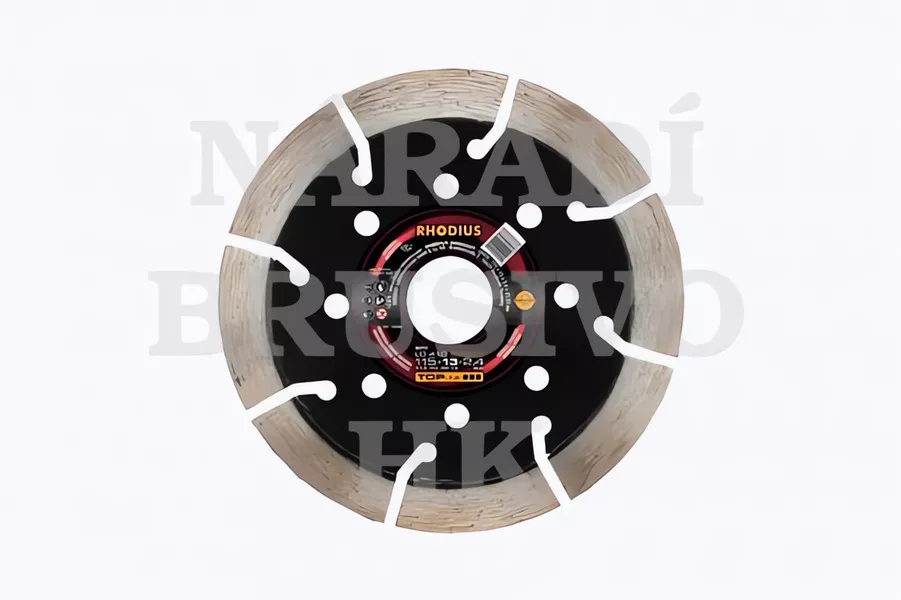 Diamantový kotouč 115x22,23 LD410 SPEED TOPline na žulu, mramor, zámkovou dlažbu, přírodní kámen, beton, armovaný beton, keramickou tašku, tvrdou cihlu Rhodius