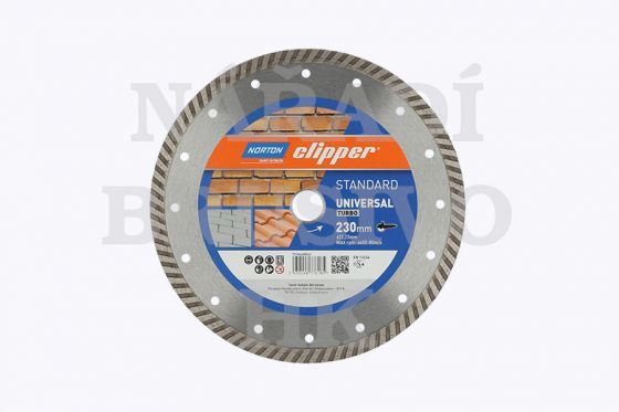 Diamantový kotouč 230x22,23 STANDARD UNI TURBO Norton Clipper