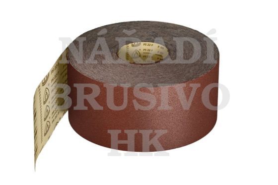 Brusný papír role 115x50000 P 120 PS22F ACT na tvrdé dřevo, lak, tmel Klingspor