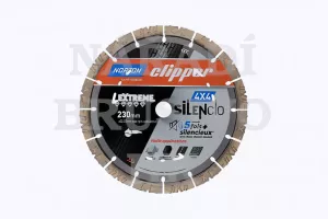 Diamantový kotouč 230x22,23 PRO 4X4 SILENCIO na beton, armovaný beton, asfalt, kámen, žulu, stavební materiály
