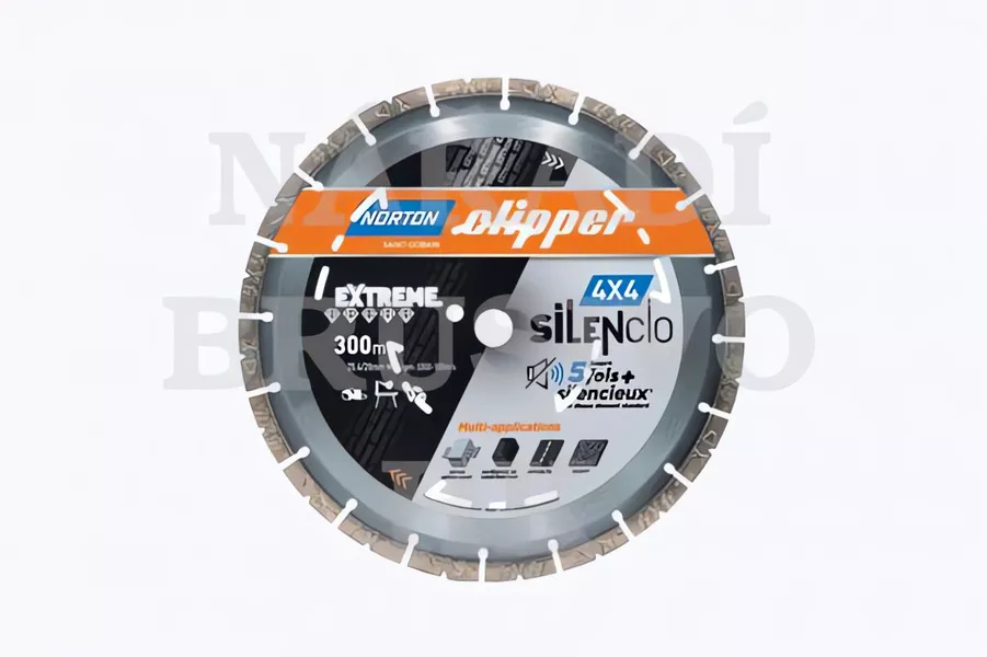 Diamantový kotouč 350x25,4 PRO 4X4 SILENCIO na beton, armovaný beton, asfalt, kámen, žulu, stavební materiály Norton Clipper