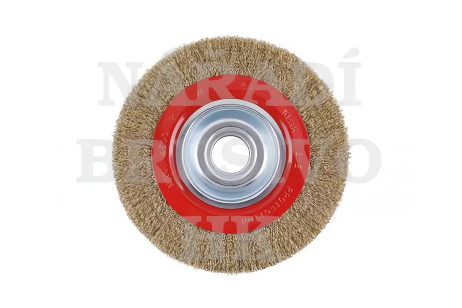 Kartáč drátěný pr. 200x32-0,3 mm vlnitá MOSAZ Festa
