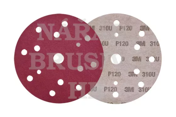 Brusný papír disk 150/15 P 120 HOOKIT 310U na suchý zip 3M