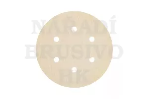 Brusný papír na suchý zip disk 150/6 P 150 PS33BK na barvu, lak, tmel, dřevo, umělou hmotu