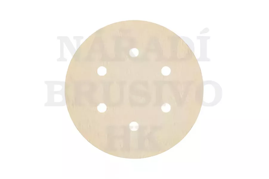 Brusný papír na suchý zip disk 150/6 P 60 PS33CK GLS3 na barvu, lak, tmel, dřevo, umělou hmotu Klingspor