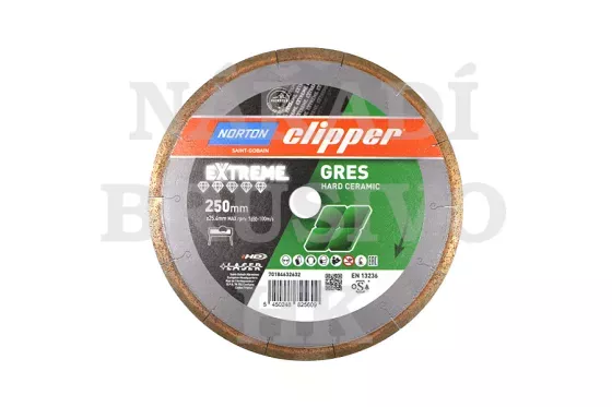 Diamantový kotouč 350x20 PRO BETON na zralý beton, armovaný beton, tvrdé materiály, stavební materiály Norton Clipper