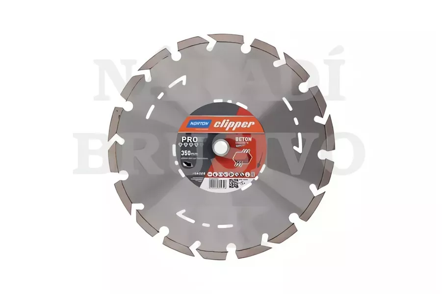 Diamantový kotouč 350x20 PRO BETON SOFT na zralý beton, armovaný beton, tvrdý materiál, stavební materiál Norton Clipper