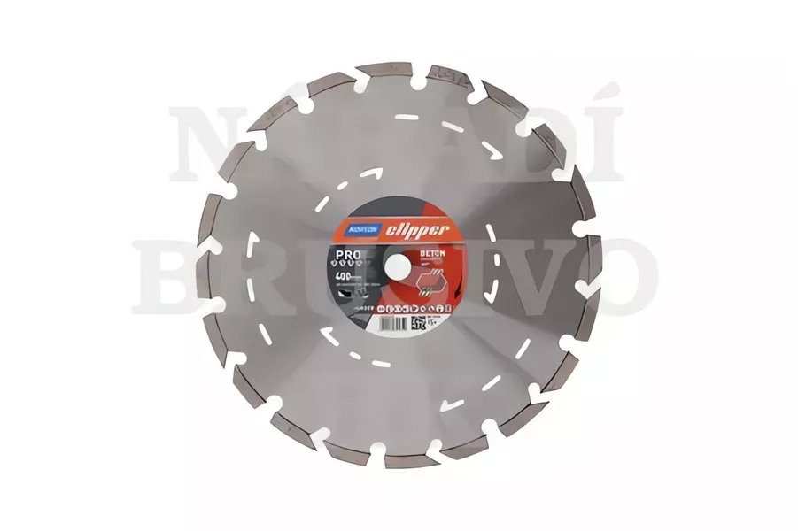 Diamantový kotouč 400x25,4 PRO BETON SOFT na zralý beton, armovaný beton, tvrdý materiál, stavební materiál Norton Clipper