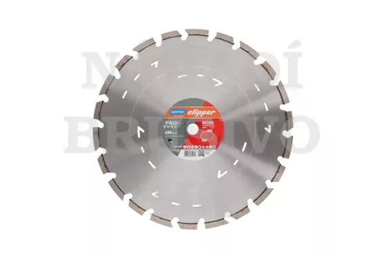 Diamantový kotouč 450x25,4 PRO BETON SOFT na zralý beton, armovaný beton, tvrdý materiál, stavební materiál Norton Clipper