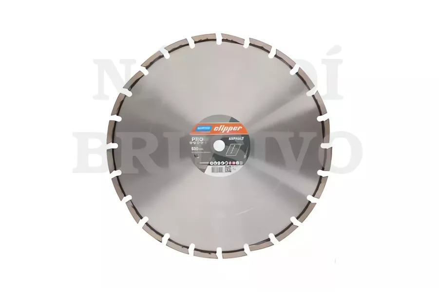 Diamantový kotouč 500x25,4 PRO ASPHALT na asfalt, asfalt na betonu, čerstvý beton, abrazivní stavební materiály Norton Clipper