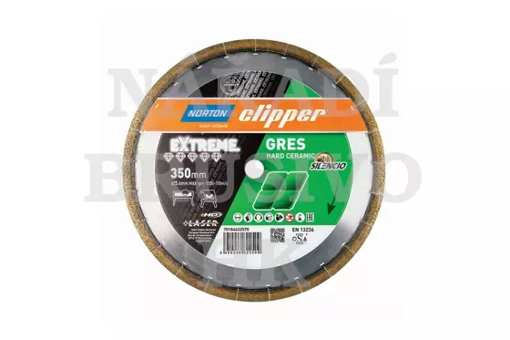 Diamantový kotouč 500x25,4 PRO BETON na zralý beton, armovaný beton, tvrdé materiály, stavební materiály Norton Clipper