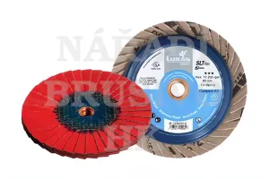 Lamelový brusný kotouč 125 x M14 P 60 SLTFLEX CERAMIC na nerez, ocel, hliník, titan, litinu