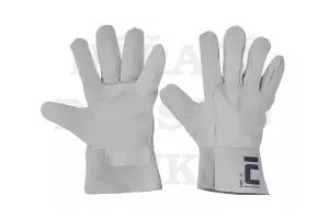 Pracovní rukavice SNIPE č. 11 hovězí štípenka bez podšívky