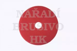 Brusné rouno disk 406x89 BEARTEX JF176 červený lesk červený leštič na suchý zip na broušení podlah a parket Norton