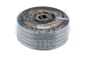Lamelový kotouč 125x22,23 P 80 LSZ F3 PACK ALPHAline talířový na ocel, nerez Rhodius Lamelový kotouč 125x22,23 P 80 LSZ F3 PACK ALPHAline talířový na ocel, nerez Rhodius