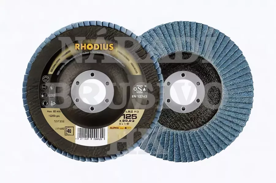 Lamelový brusný kotouč 150x22,23 P 60 LSZ F3 ALPHAline na nerez, ocel AKCE NA 400 KS Rhodius